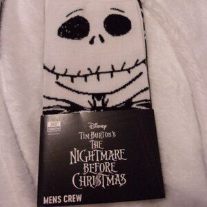 Men's Jack Skellington The Nightmare before Christmas Crew Socks New